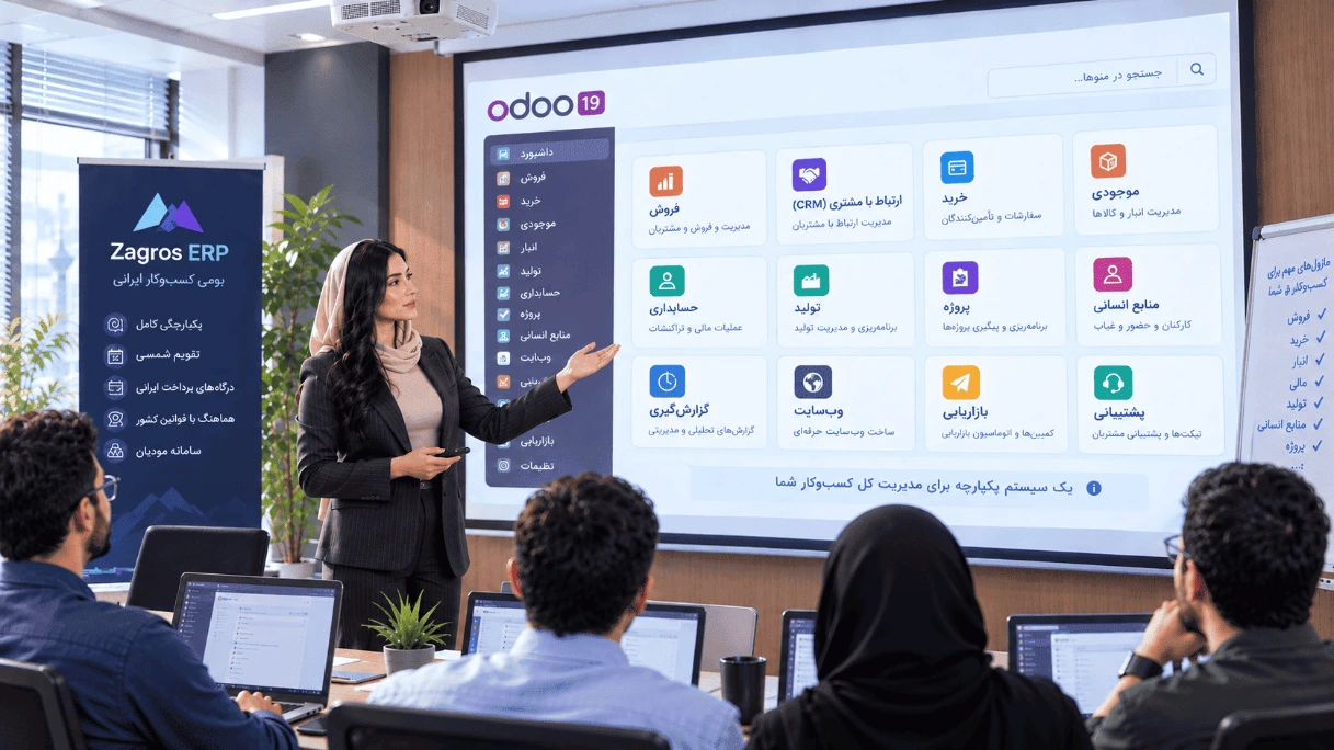 آموزش کارکنان برای استفاده صحیح از سیستم ERP