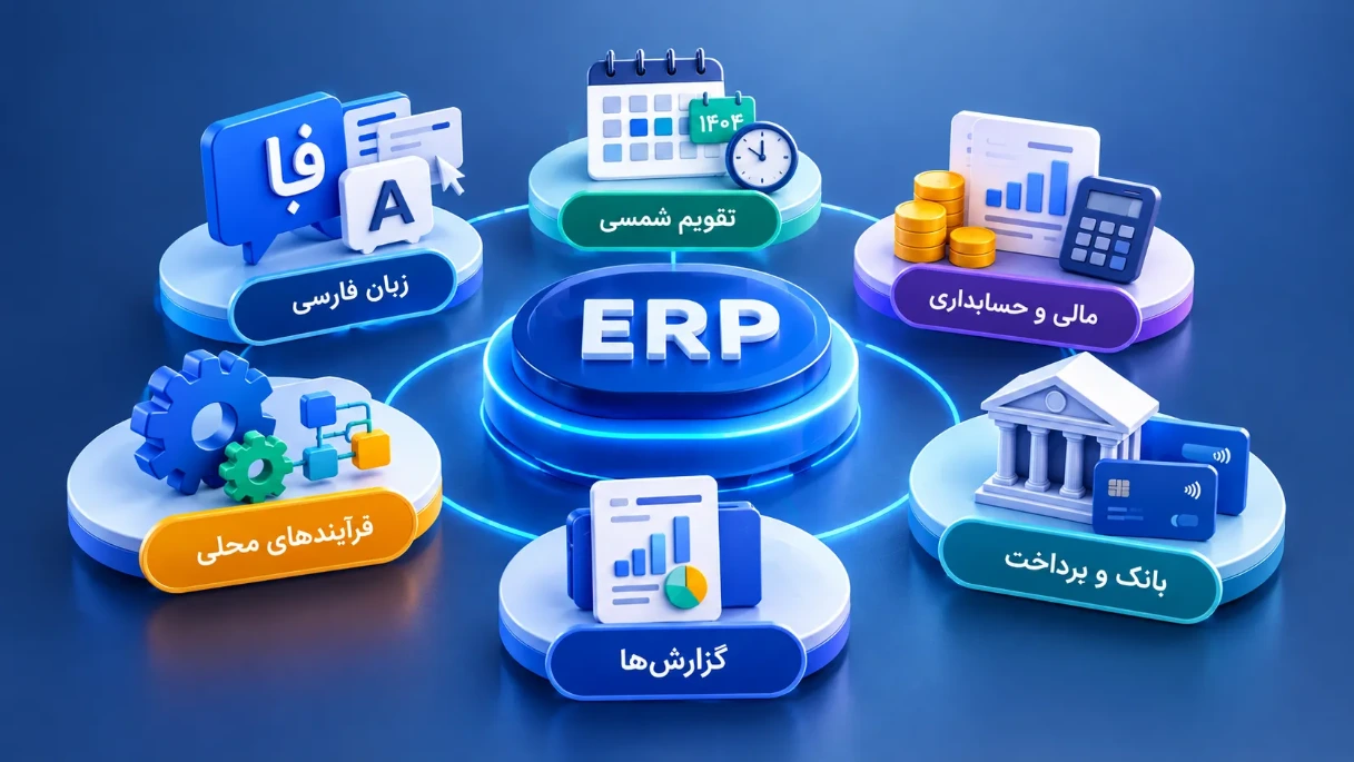 مفهوم بومی‌سازی ERP برای کسب‌وکارهای ایرانی
